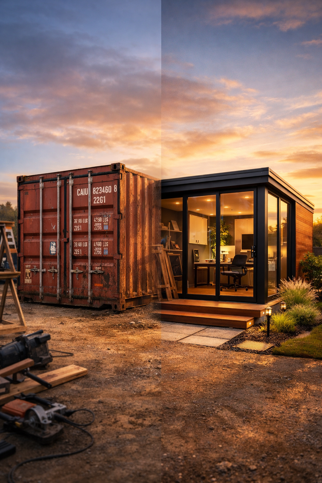 Container conversion project video placeholder